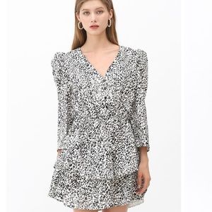 🆕 CHICWISH Animal Print Puff Dress (NWOT)